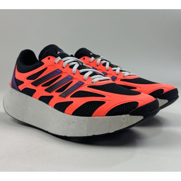 adidas Originals Adizero Aruku Women 9.5 Running Shoes Coral Purple White JP5567 - Picture 2 of 10